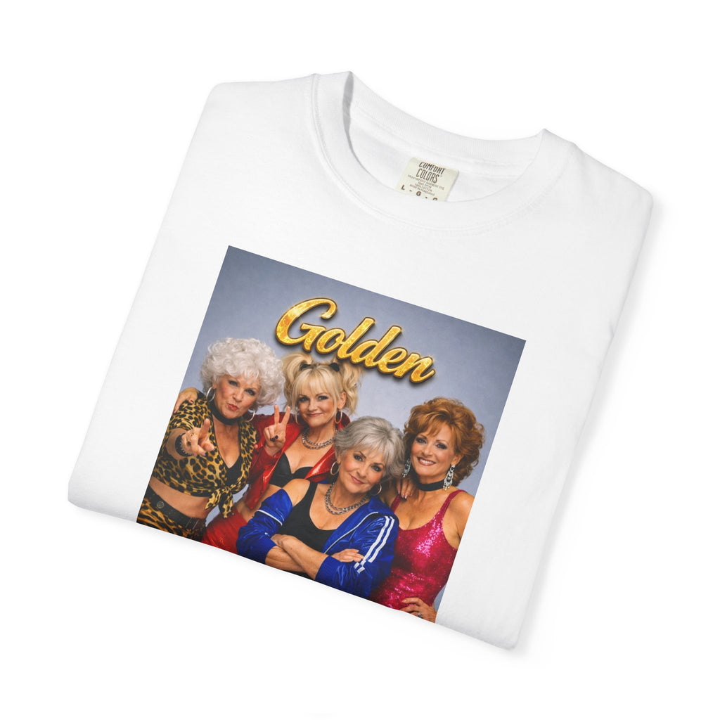 Golden Spice Girls Funny T-Shirt | Nostalgia Mashup Tee | Gift for Her | 90s Pop Culture Shirt
