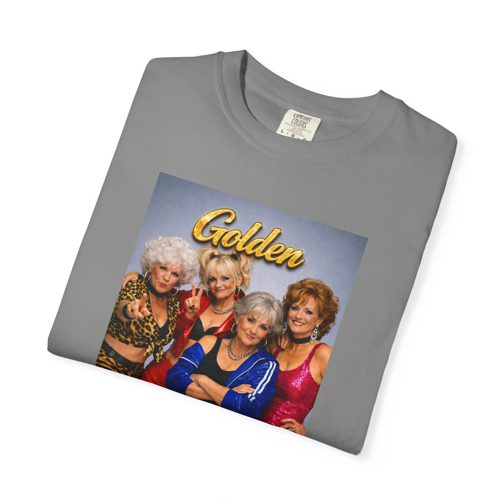 Golden Spice Girls Funny T-Shirt | Nostalgia Mashup Tee | Gift for Her | 90s Pop Culture Shirt