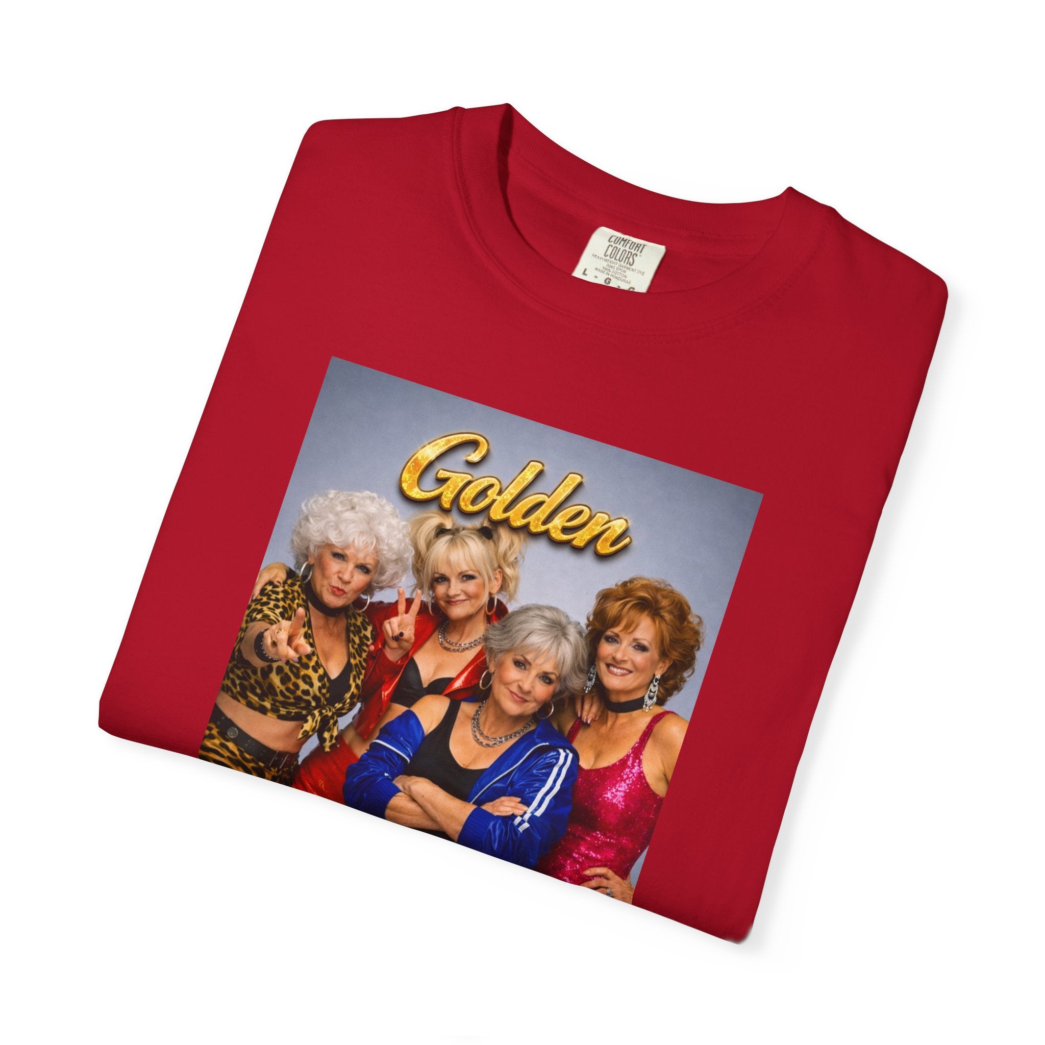 Golden Spice Girls Funny T-Shirt | Nostalgia Mashup Tee | Gift for Her | 90s Pop Culture Shirt