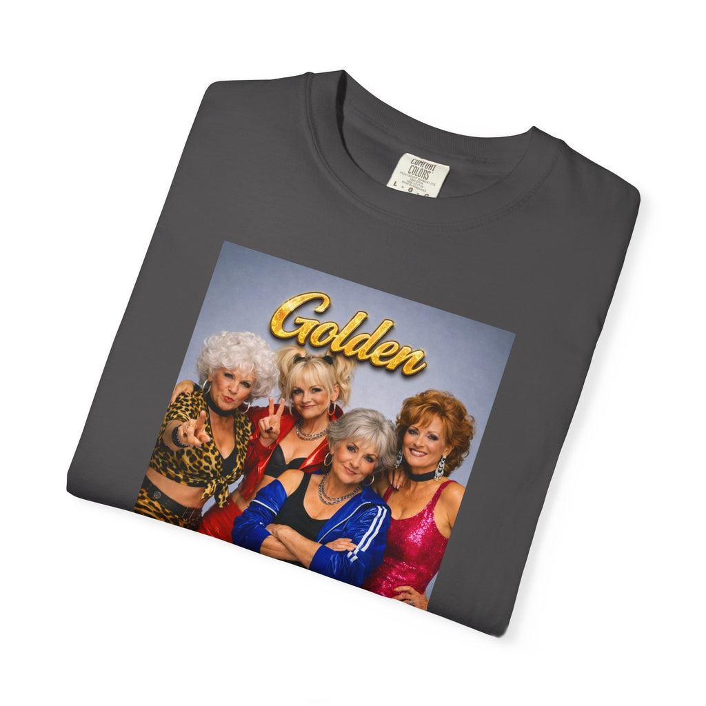 Golden Spice Girls Funny T-Shirt | Nostalgia Mashup Tee | Gift for Her | 90s Pop Culture Shirt