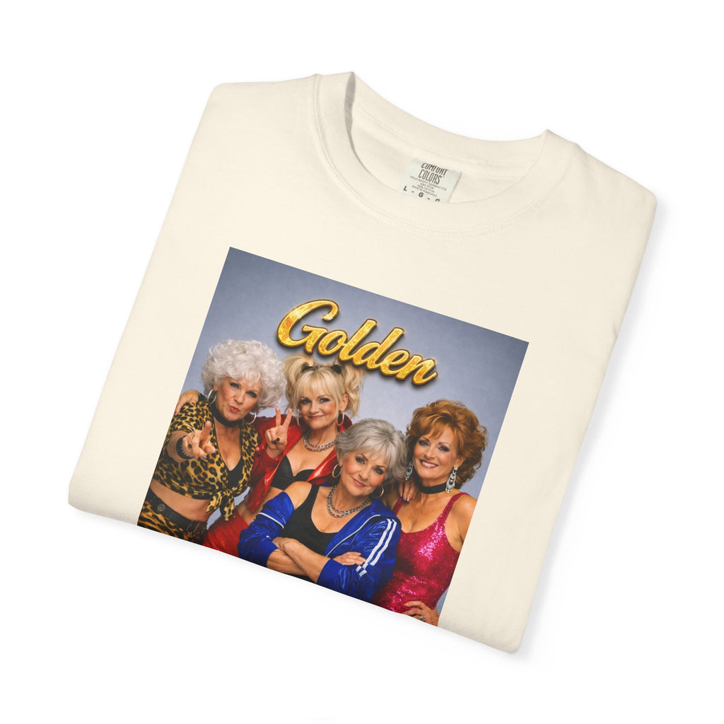 Golden Spice Girls Funny T-Shirt | Nostalgia Mashup Tee | Gift for Her | 90s Pop Culture Shirt