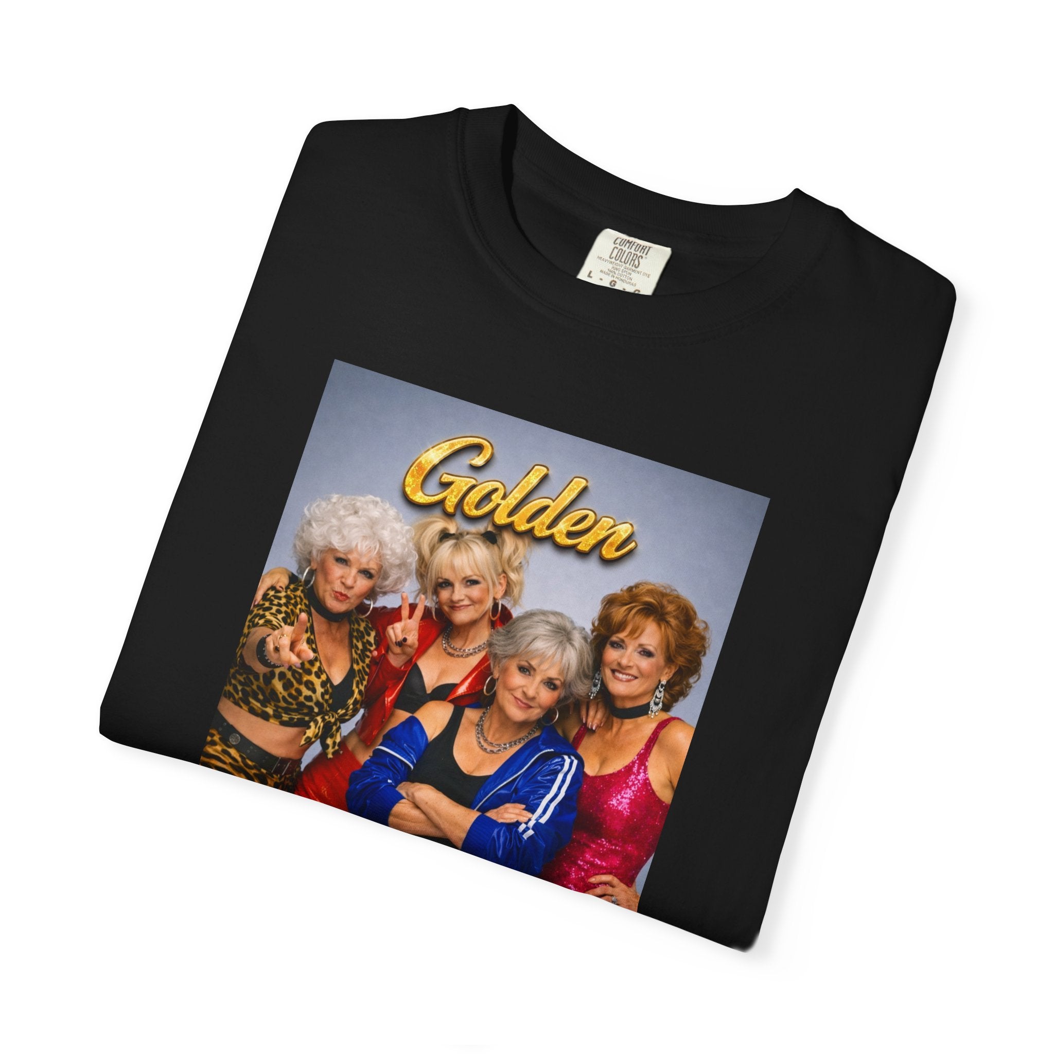 Golden Spice Girls Funny T-Shirt | Nostalgia Mashup Tee | Gift for Her | 90s Pop Culture Shirt